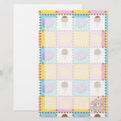 Papeterie Papier à lettres Sweet Cravings (Devant / Derrière)