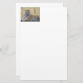 Papeterie Papier à lettres Tiger (Devant / Derrière)