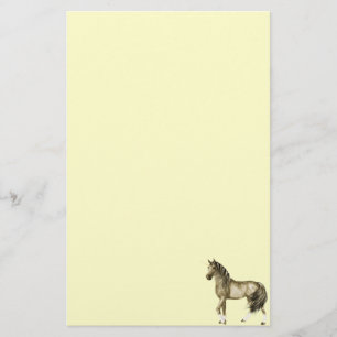 Papeterie Papier à lettres Unicorn d'or