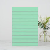 Papeterie Papier à lettres vert (Debout devant)