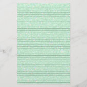 Papeterie Papier à lettres vert à menthe avec lignes faculta (Devant)