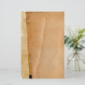 Papeterie Papier à lettres vieilles déchiré en couche 2 (Debout devant)