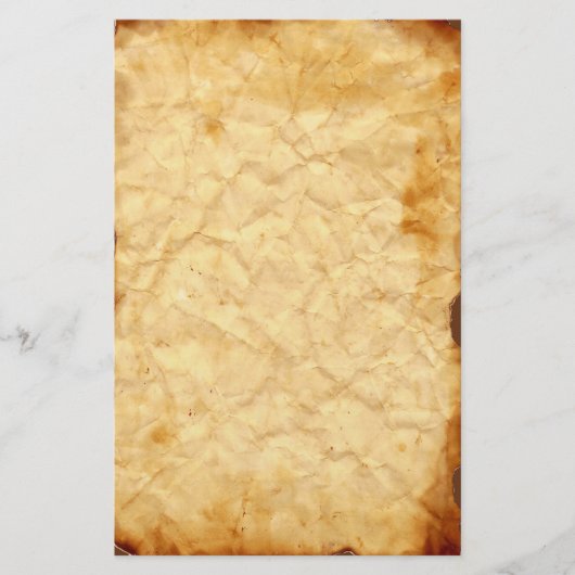 Papeterie Papier à lettres Vintage vieilli écrasé 2 (Devant)