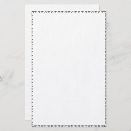 Papeterie Papier à papier à barres (Devant / Derrière)