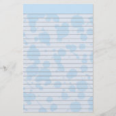 Papeterie Papier à papier à rayures bleu (Devant)