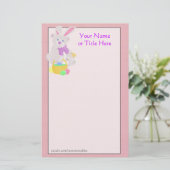 Papeterie Papier à papier pour ours en peluche de Pâques (Debout devant)