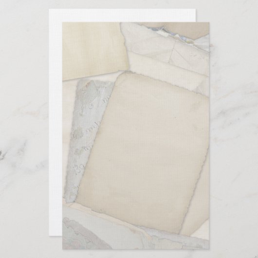 Papeterie Papier à papier recouvert d'un vieux livre (Devant / Derrière)