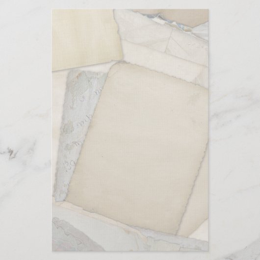 Papeterie Papier à papier recouvert d'un vieux livre (Devant)