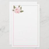 Papeterie Papier à papier rose Vintage rose (Devant / Derrière)