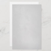 Papeterie Papier à papier texturé gris (Devant / Derrière)