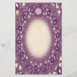 Papeterie Papier à papillon violet fin