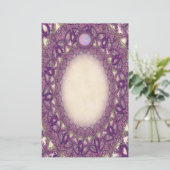 Papeterie Papier à papillon violet fin (Debout devant)