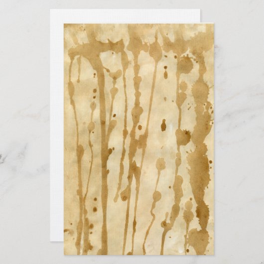 Papeterie Papier à parchemin à café lourd (Devant / Derrière)