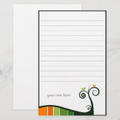 Papeterie Papier à perles (Devant / Derrière)