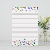Papeterie Papier à reliure pois pour les notes Papier à lett (Debout devant)