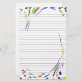 Papeterie Papier à reliure pois pour les notes Papier à lett (Devant / Derrière)