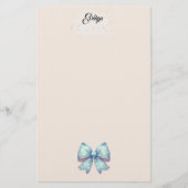 Papeterie Papier à ruban bleu Polka Dot (Devant)