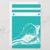 Papeterie Papier à scandale de coquillage (Devant / Derrière)