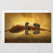 Papeterie Papier à scandale pour éléphants (Devant / Derrière)