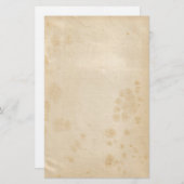 Papeterie Papier à thé vintage (Devant / Derrière)