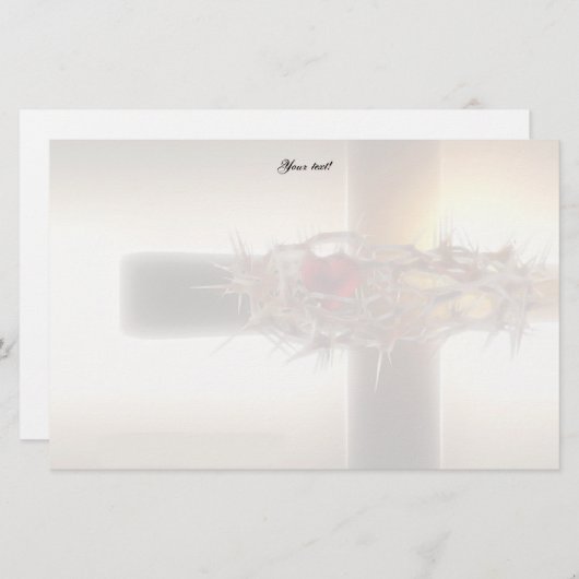 Papeterie Papier aux lettres de Pâques ! (Devant / Derrière)