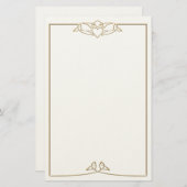 Papeterie Papier celtique (Devant / Derrière)