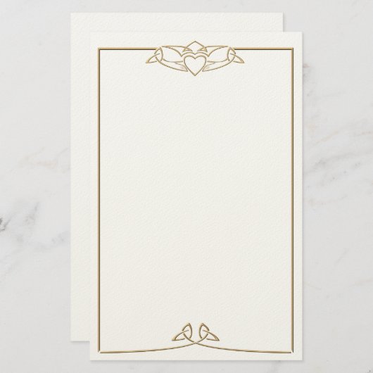 Papeterie Papier celtique (Devant / Derrière)