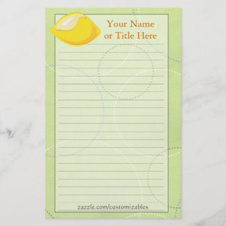 Papeterie Papier citron
