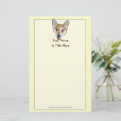Papeterie Papier Corgi Face (Debout devant)