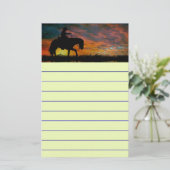 Papeterie Papier Cowboy (Debout devant)