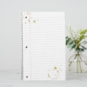 Papeterie Papier de carnet souillé par café (principal 10) (Debout devant)