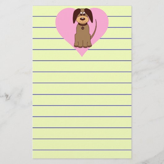 Papeterie Papier de chien Brown (Devant)