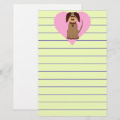 Papeterie Papier de chien Brown (Devant / Derrière)