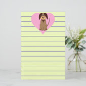 Papeterie Papier de chien Brown (Debout devant)