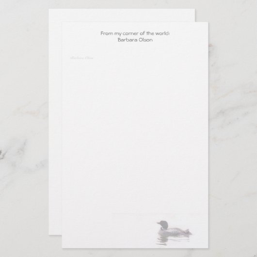 Papeterie Papier de dingue : (Devant / Derrière)