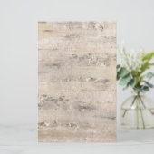 Papeterie Papier de feutre de blanc d'écorce de bouleau (Debout devant)