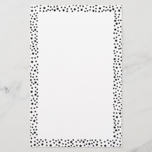 Papeterie Papier de frontière d'étoiles (Devant)