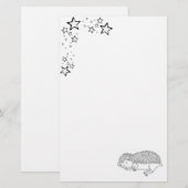 Papeterie Papier de hérisson de sommeil (Devant / Derrière)