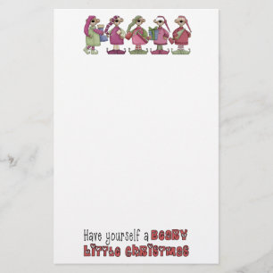 Papeterie Papier de Noël de la Béaire mignonne