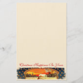 Papeterie Papier de Noël Patriotique vintage WWI (Devant)