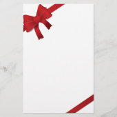 Papeterie Papier de Noël Red Bows (Devant)