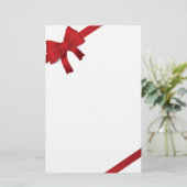 Papeterie Papier de Noël Red Bows (Debout devant)