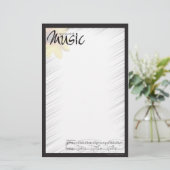 Papeterie Papier de note de musique (Debout devant)