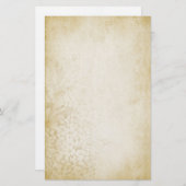 Papeterie Papier de note vintage âgé de style (Devant / Derrière)