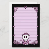 Papeterie Papier de panda de Paisley (Devant / Derrière)