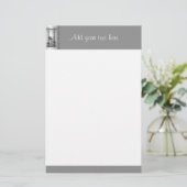 Papeterie Papier de porte de jardin pourpre Iris avec argent (Debout devant)