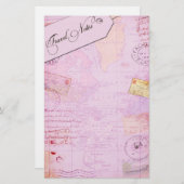 Papeterie Papier de voyage (Devant / Derrière)