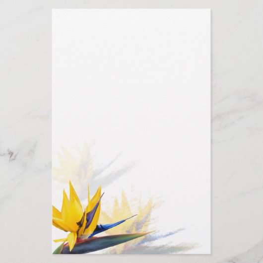 Papeterie Papier d'écriture blanc Bird of Paradise (Devant)
