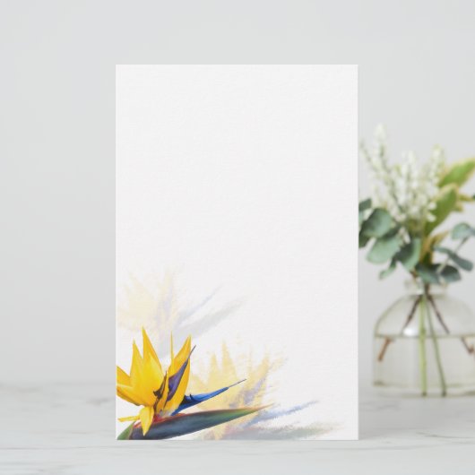 Papeterie Papier d'écriture blanc Bird of Paradise (Debout devant)
