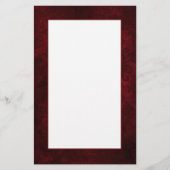 Papeterie Papier d'écriture damassé rouge foncé (Devant)